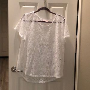 White Lacey top shirt
